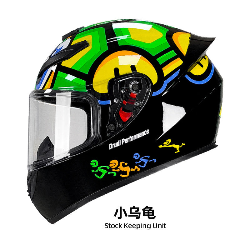A locomotive helmet