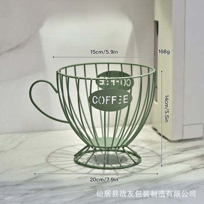 A modern Nordic style creative metal fruit plate household fruit plate fruit basket tea snack fruit storage basket