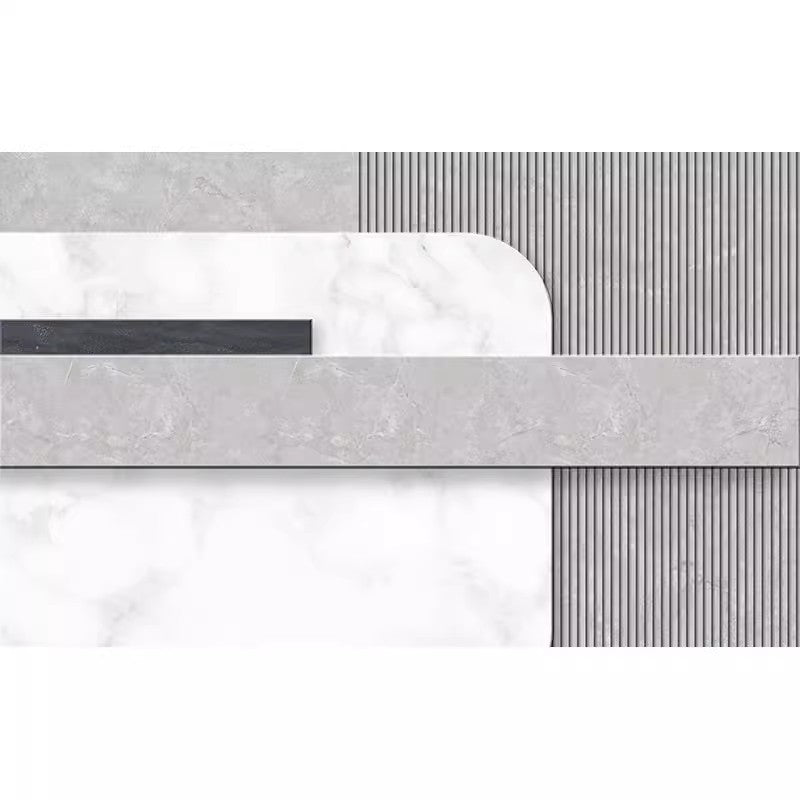8D company front desk background wall wallpaper imitation marble pattern logo image wallpaper beauty salon bar mural wall covering