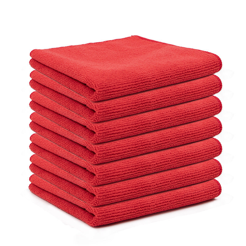 A Absorbent microfiber rag Kitchen dishcloth Home cleaning scouring cloth Car cleaning rag