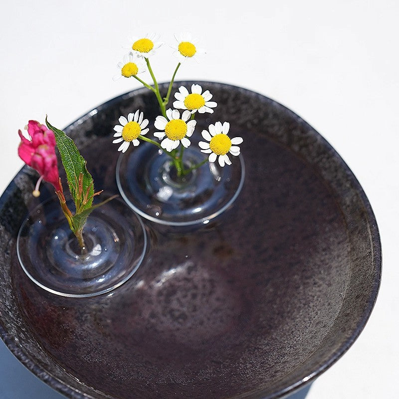 A Floating flower plug hydroponics device