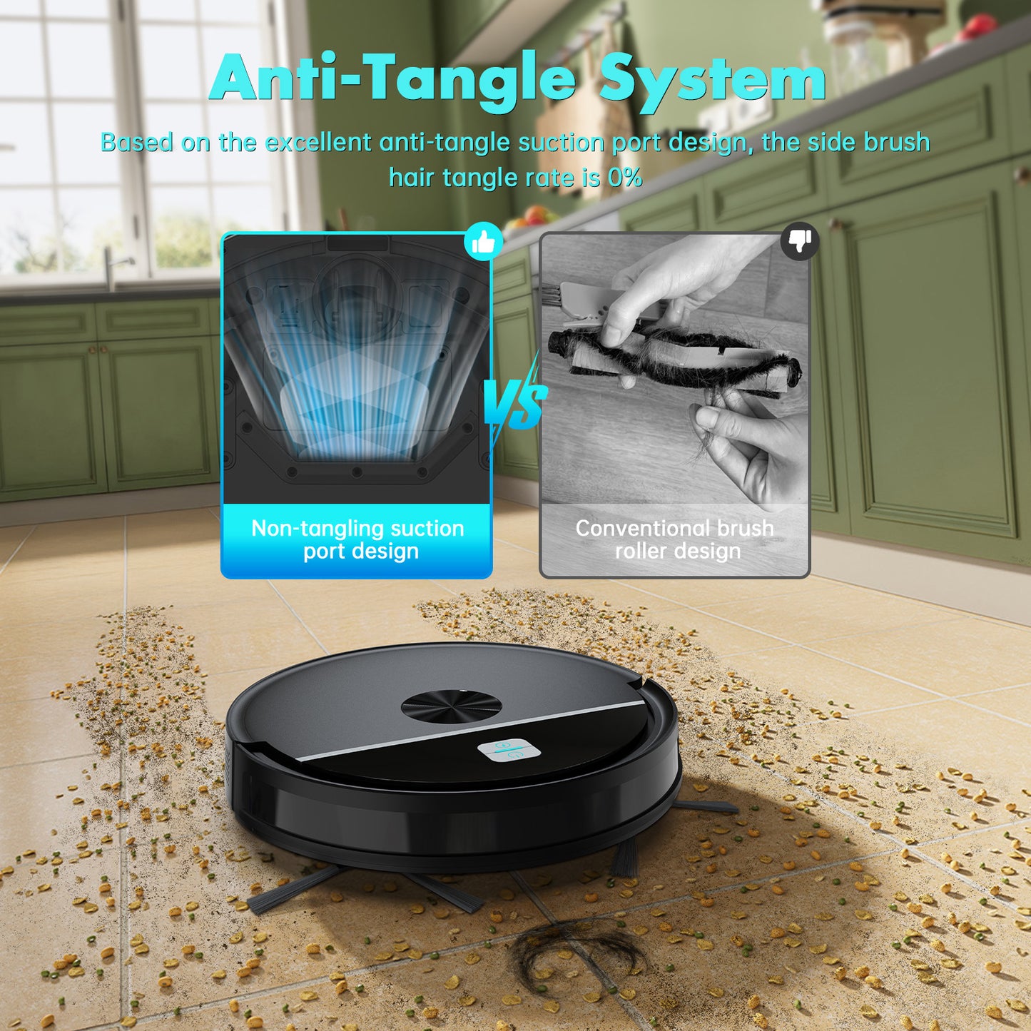 A Sweeping and mopping robot