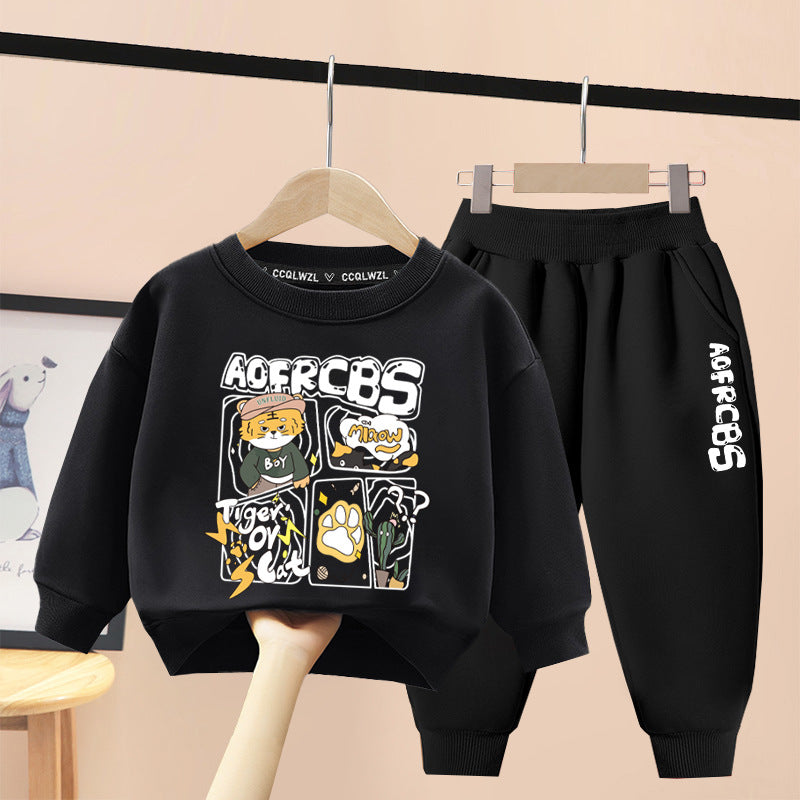 A children's sweater set