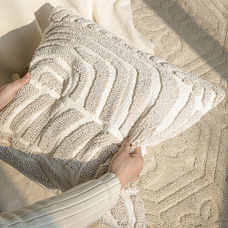 A throw pillow