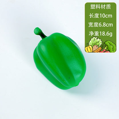 A simulated plastic vegetable spot wholesale props children's teaching aids plastic fake fruit eggplant potato carrot model