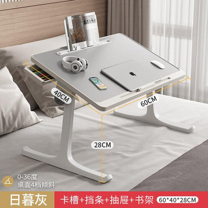 A folding table, bedroom, bay window, desk, household foldable table, dormitory bed table, lazy bed, balcony small storage