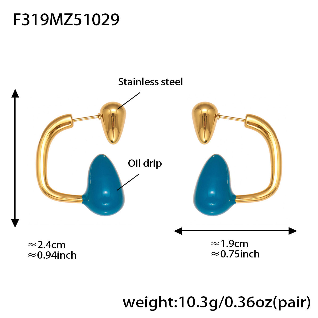 A stud earrings jewelry