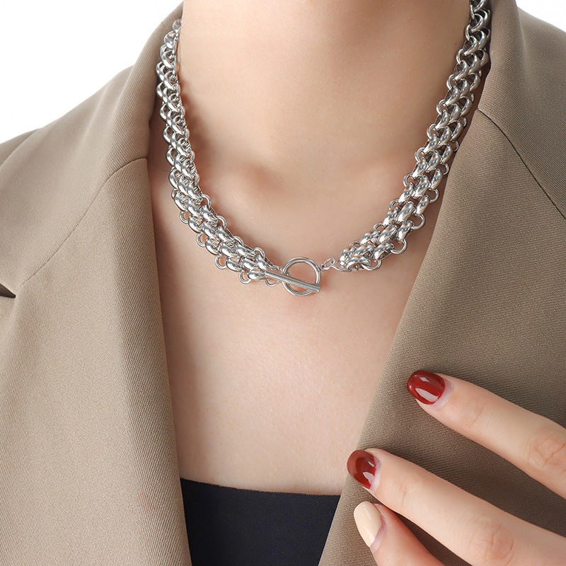 A necklace bracelet jewelry