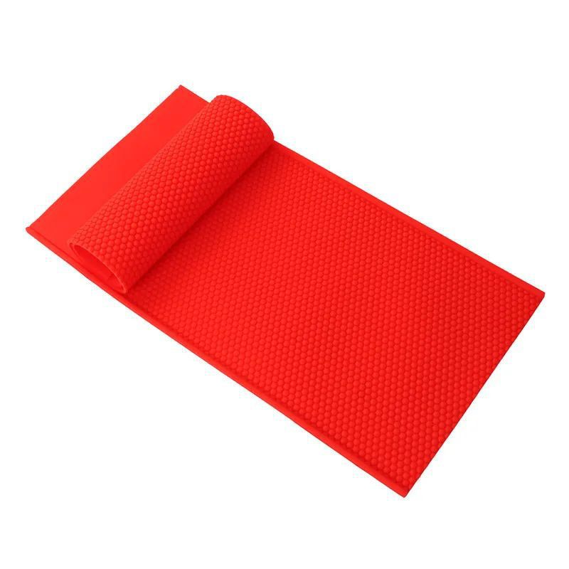 A Beekeeping Tools Silicone Nest Foundation Mould Beeswax Tablet Multi-color Candle Mould Honeycomb DIY