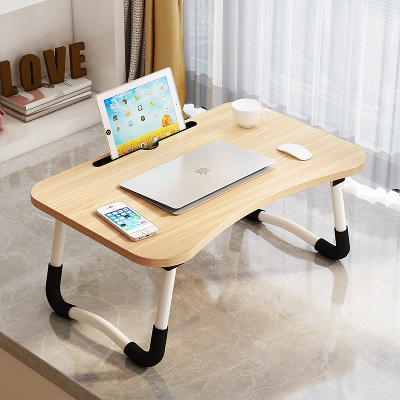 A: Removable bed table dormitory folding desk free computer desk office furniture