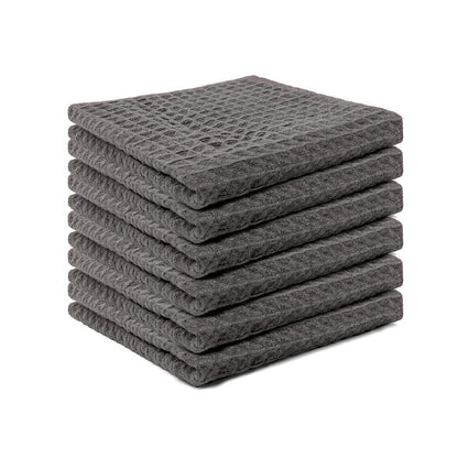A Waffle rag coffee milk tea shop bar special cleaning towel thickened not easy to lose hair quick drying cleaning towel