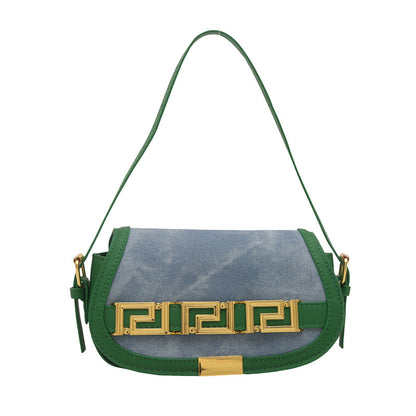 A saddle bag women's bag