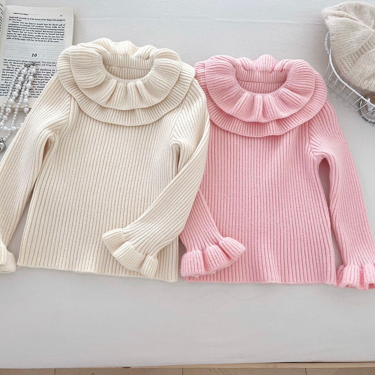 A children's long-sleeved top