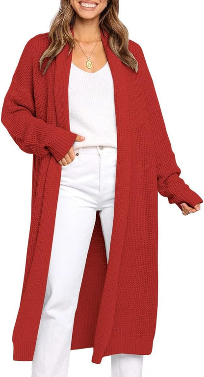 A knit sweater jacket