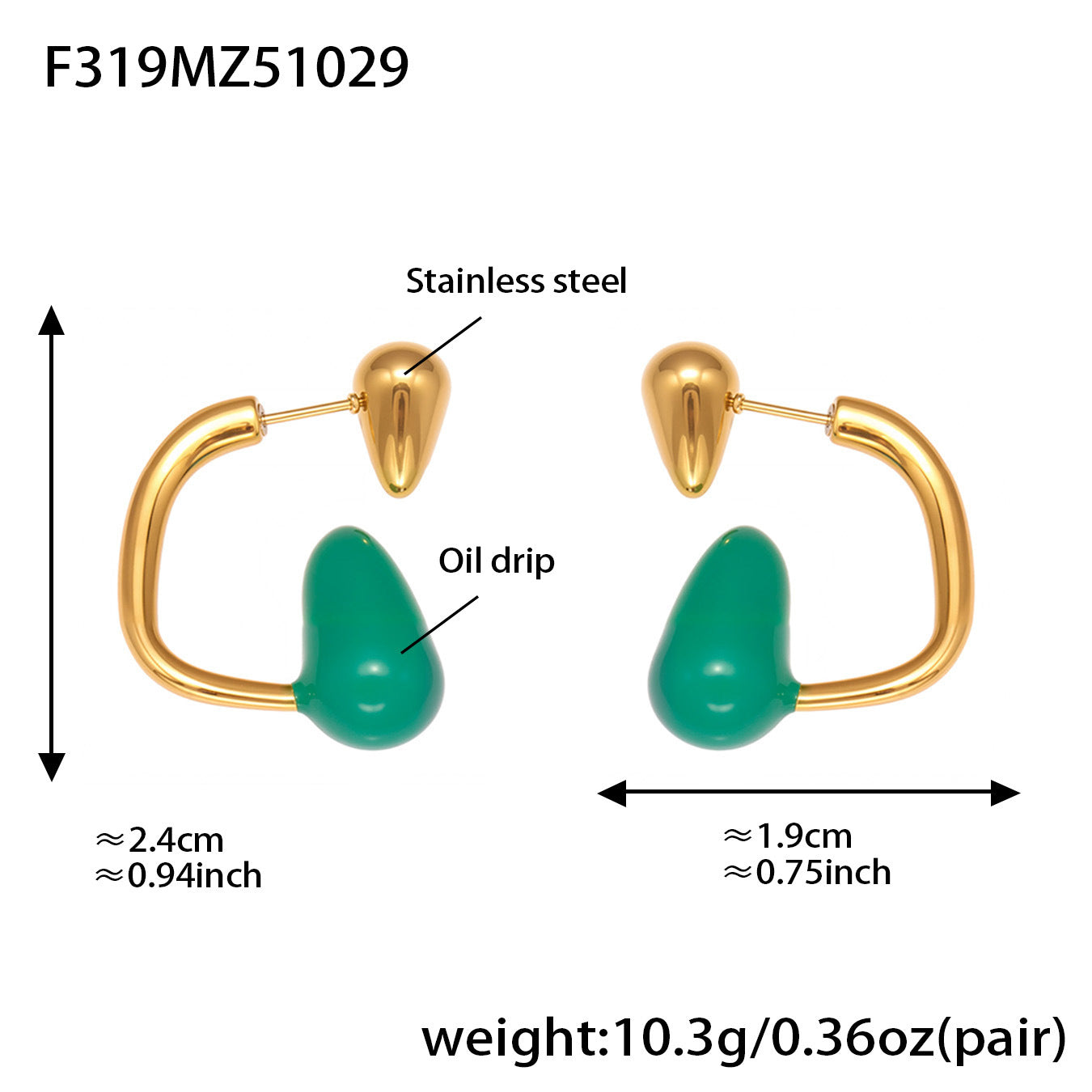 A stud earrings jewelry