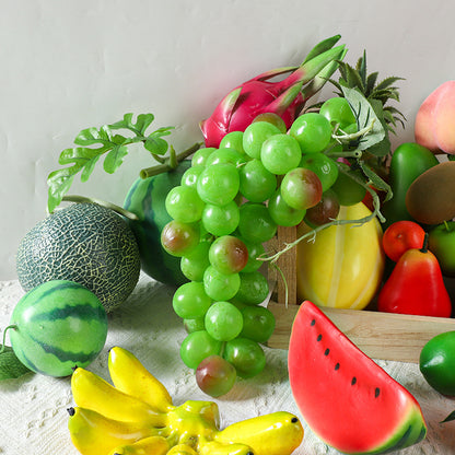 A Simulated fruits, fake fruits, apples, oranges, oranges, models, plastic decorations, ornaments, shooting props, children's teaching aids