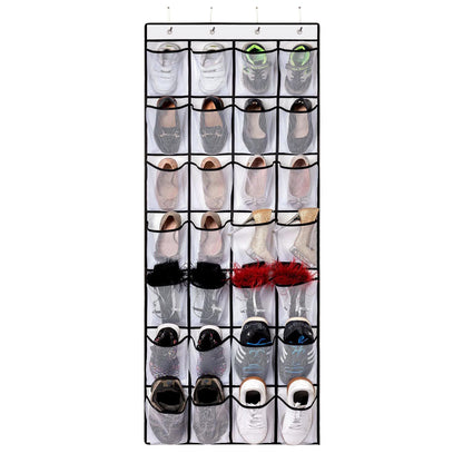 A Multifunctional door shoe storage hanging bag Household wall-mounted sundries Storage pocket Storage bag Hanging shoes
