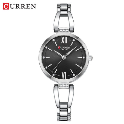 A 9092 Women's Watch Steel Bracelet with Watch Simple Ladies Quartz Bracelet Watch