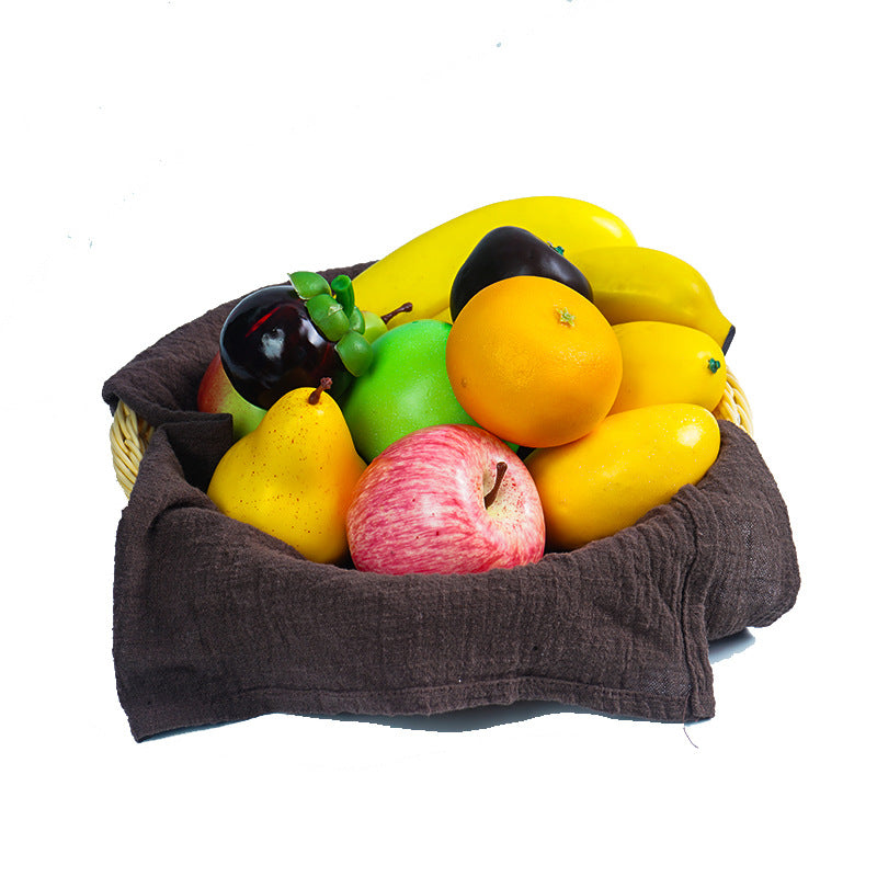 A simulation weighted fruit ornaments window display layout home decoration photography props fruit sakya fruit star fruit