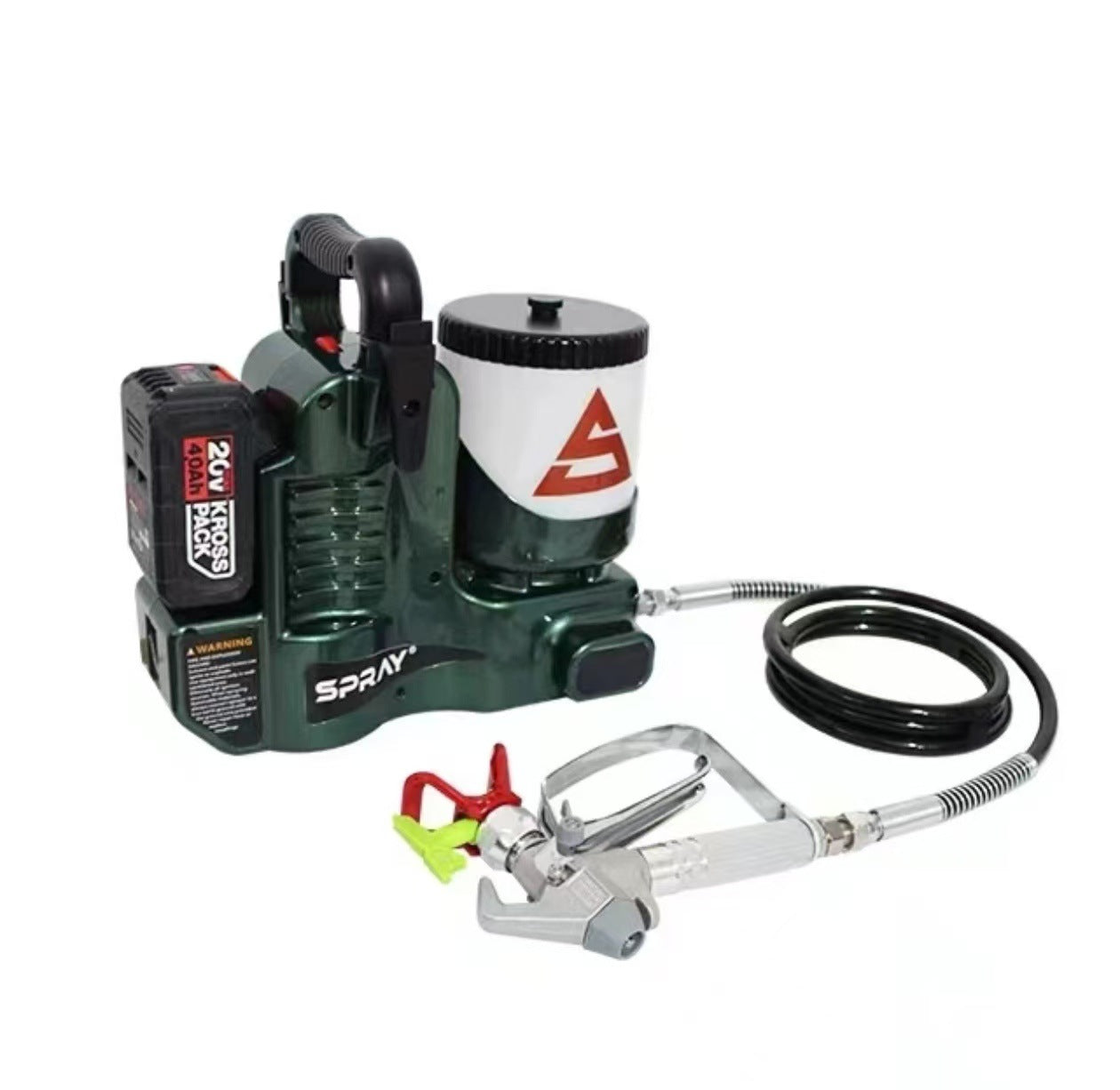 A High Voltage Handheld Lithium Battery Repair Sprayer Paint Paint High Voltage Airless Portable Rechargeable Electric Spray Gun