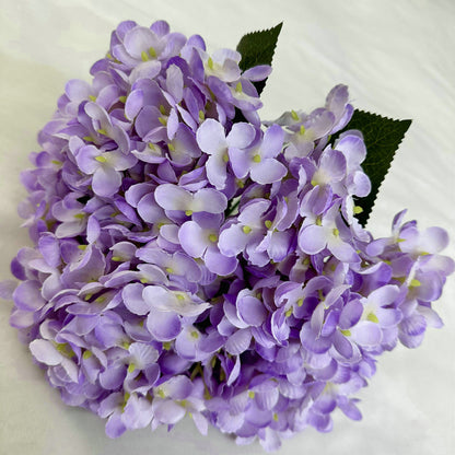 A 5 head Meiyu hydrangea decoration simulated flower wedding arrangement polished cloth fake flower hotel decoration hydrangea