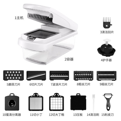 A multifunctional vegetable cutter kitchen supplies