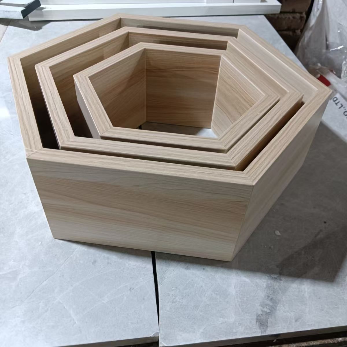 A grid wall wall rack