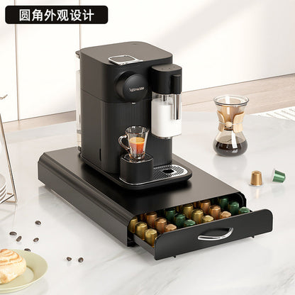 A Nespresso Coffee Capsule Drawer Box Nespresso Coffee Machine Base Nespresso Storage Rack Portable Design