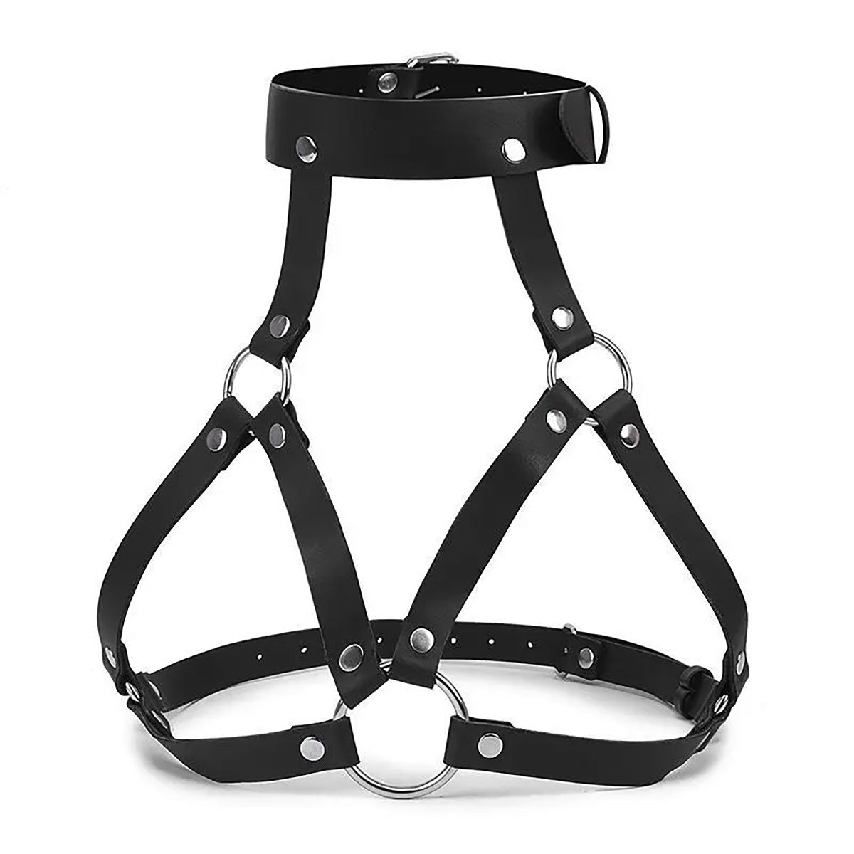 Air freight free shipping leather chest strap sexy neck chest strap chest chain