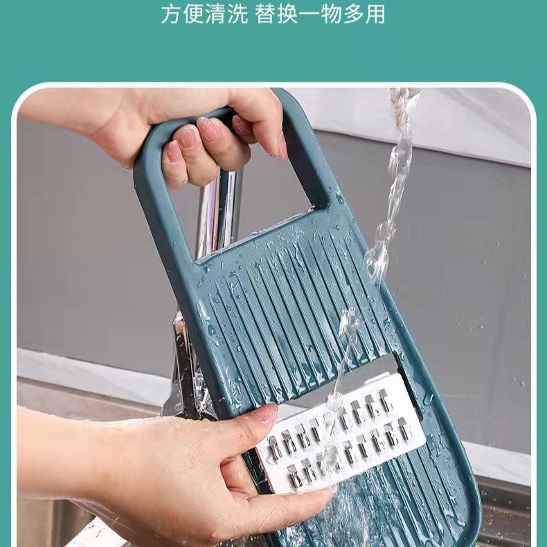 A shredded potato artifact, multi-functional cutting and shredding kitchen, household slicing, shredding, silk applicator, multi-purpose for salad