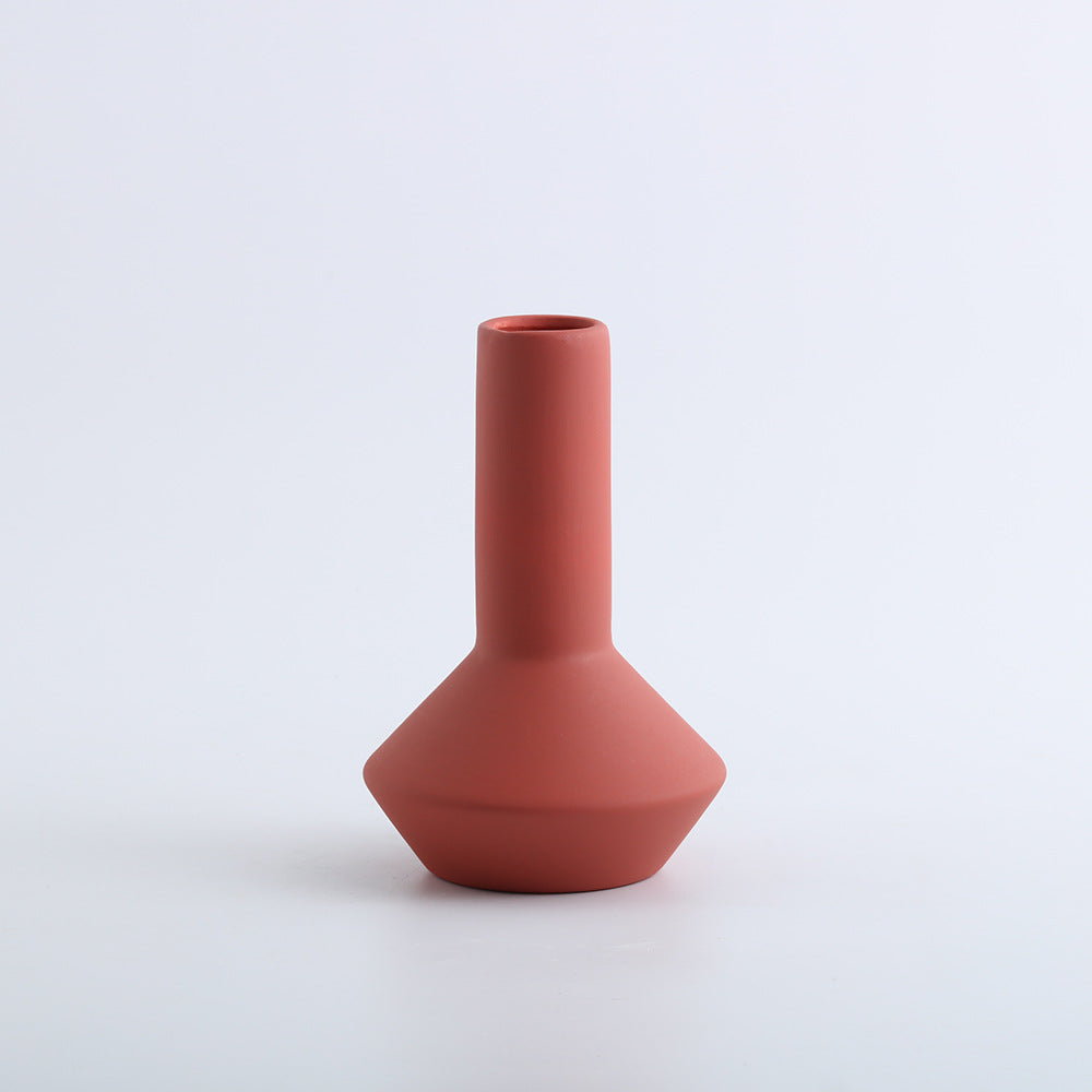 A ceramic vase decorative ornament
