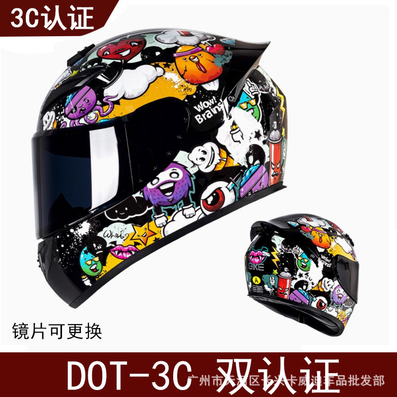 A locomotive helmet