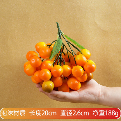 A Simulated fruits, fake fruits, apples, oranges, oranges, models, plastic decorations, ornaments, shooting props, children's teaching aids