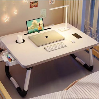 A: Removable bed table dormitory folding desk free computer desk office furniture