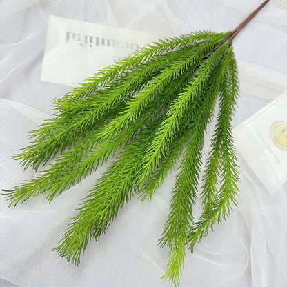 A houndstail hanging large shopping mall event decoration wedding plant wall decoration wall