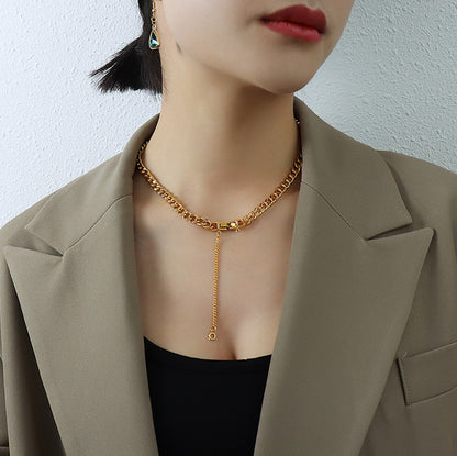 A necklace bracelet jewelry