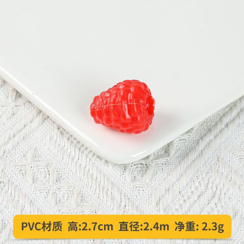 A Fake fruit slice Lemon slice Watermelon slice Fake cherry decoration photo Fruit props High imitation fruit slice model