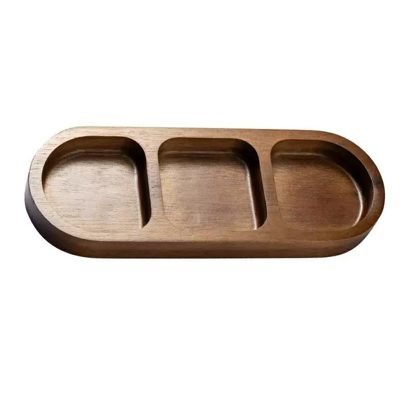 A retro style solid wood wooden tray wood
