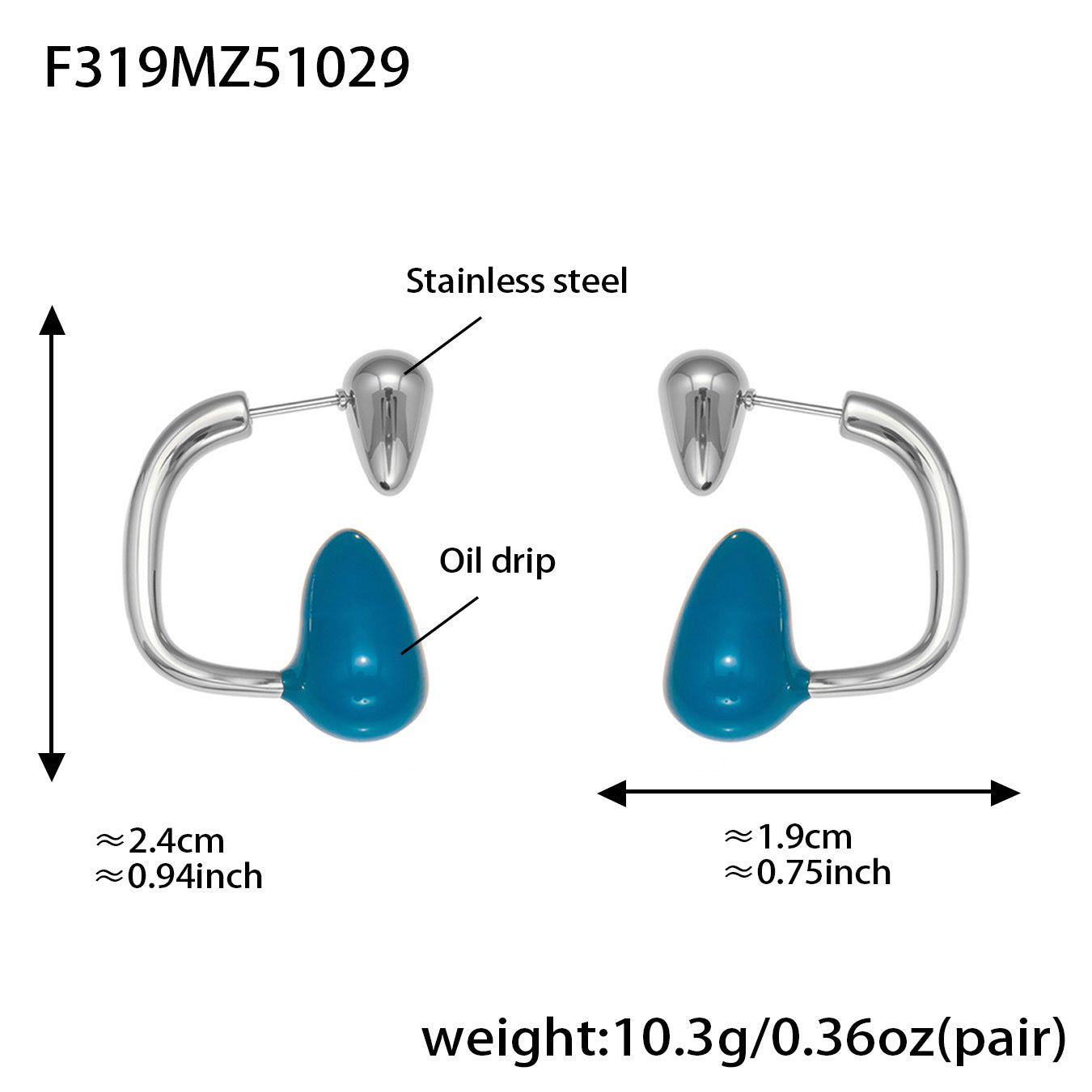 A stud earrings jewelry