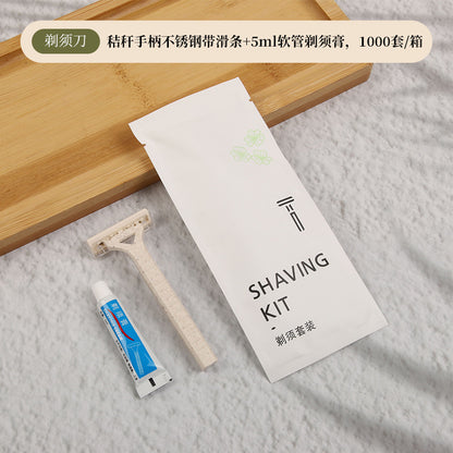 Hotel disposable toiletries set