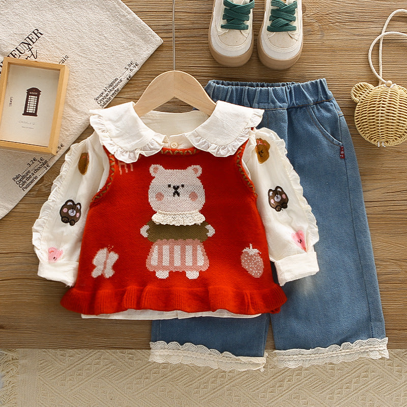 A children's set three-piece set