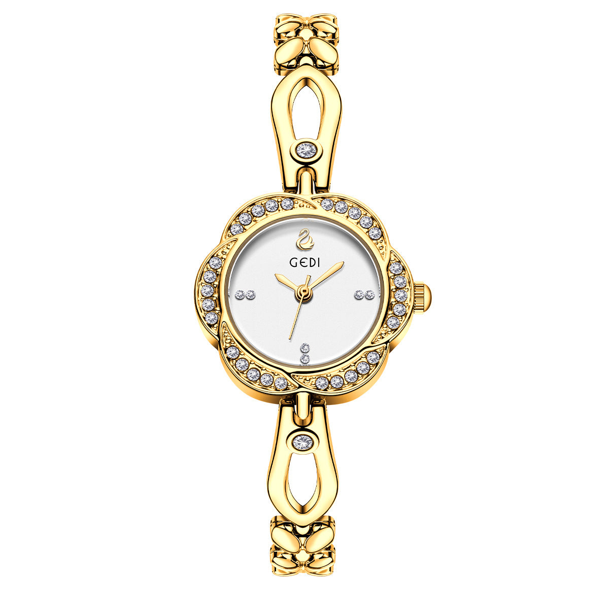 A Watch Women's Light Luxury Niche Simple Temperament Bracelet Women's Flower Dial High-end Ladies
