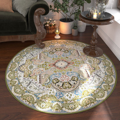 A round carpet