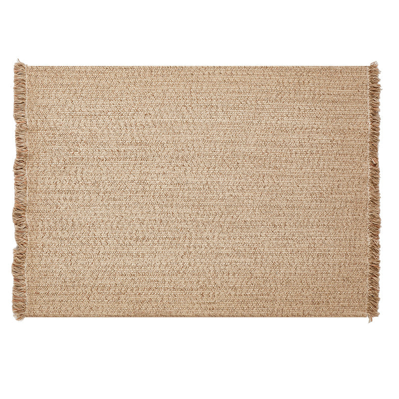 A Jute woven carpet floor mat