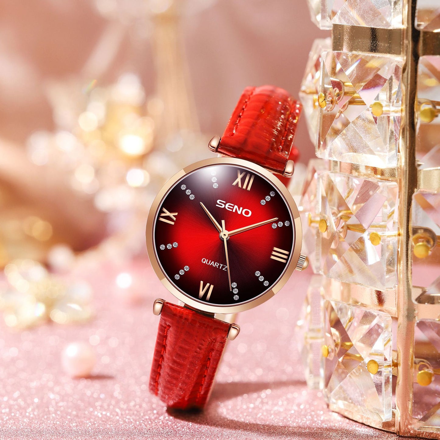 A New Ladies Vintage Alloy Decorative Premium Sense Belt Student Waterproof Quartz Watch