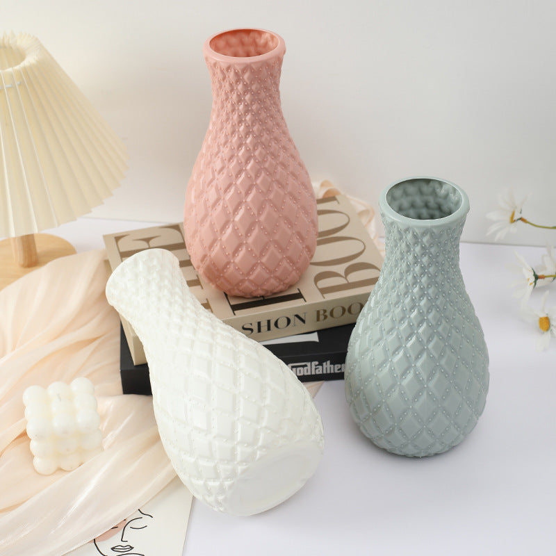 A plastic vase ornament