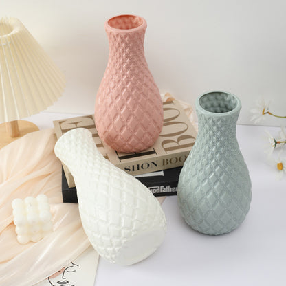 A plastic vase ornament