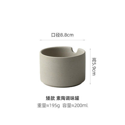 A ceramic spice jar