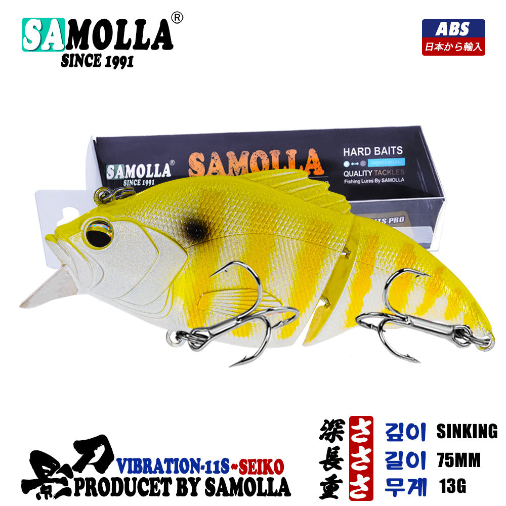 A Realistic Multi-section Swimbait  Slow Sinking