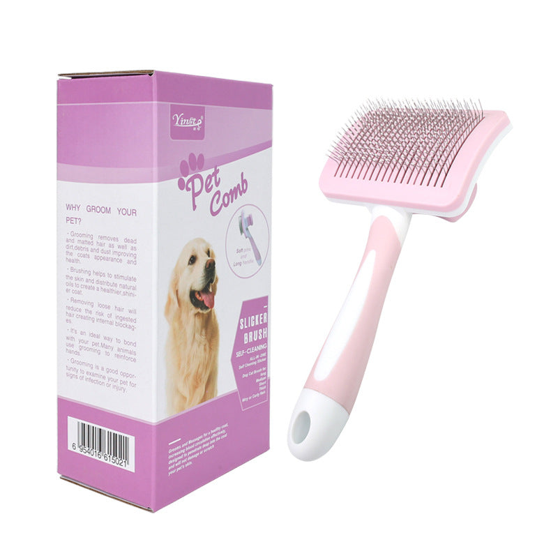 A pet comb needle hair combing tool
